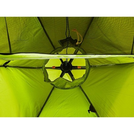 The semi-automatic tent is 4 seats. Norfin Zander 4 NF-3