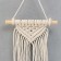 Panel wall in the technique of macrame "Ottalia" natural 47x20 cm