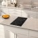 Hon surface Delvento V30d28S012, electric, 2 burners, sensor, black