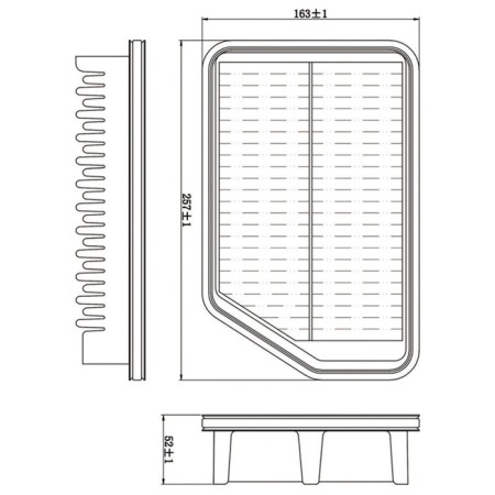 Air filter Totachi TA-1871-1
