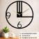 Wall-wall watches "quarter", silent, d-30 cm, aa