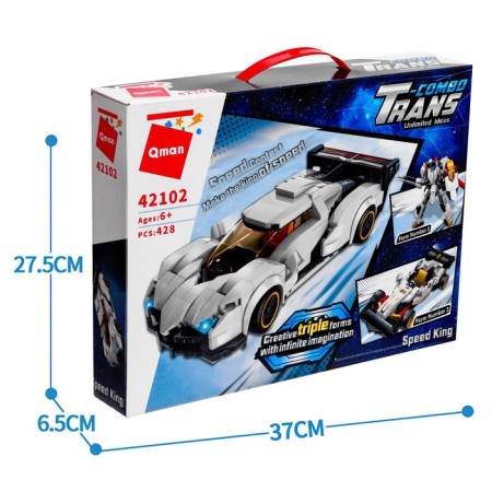 Designer Transformer "Sports", 3 assembly options, 428 details-2