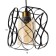 Lamp Bayerlux 2086/1bk E27 40W black 13x13x100 cm