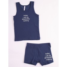 Set for a boy: T -shirt, panties, height 140 cm, blue color