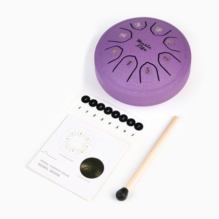 Musical instrument Glucophone Music Life, 11.4 cm, 8 petals, white-1