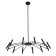 Ceiling lamp ST LUCE. SL1214.402.12. Spidey. 12x5 W, G9, 4000K, 100x100x96 cm, black color