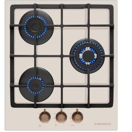 Hlect surface Maunfeld EGHG.43.33cbg.r/G, gas, 3 burners, beige