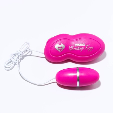 Vibroyaite with a remote control, 6 x 2.5 cm, pink