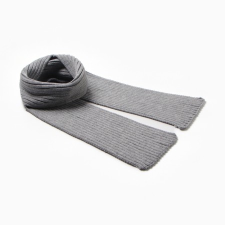 Women's scarf minku, light gray color, 180*18
