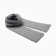 Women's scarf minku, light gray color, 180*18
