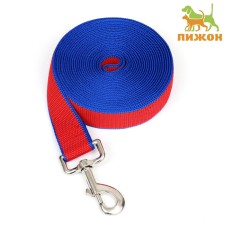 Leash 5 m x 3 cm, blue-red