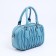 Bag Cross-Bodi with a zipper, blue color
