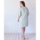 Women's dress Minaku: Mint & Chocolate Olive Color, Rr. 56