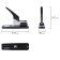 Powerful Stapler, No. 24/6 - 23/24, up to 200 sheets, Brauberg Maschine, Metal Corps, Black