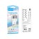 Network charger Hoco C125A, 1 Type-C, 20 W, Transparent, PD + Qc, Black
