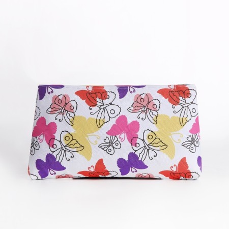 Cosmetic bag with lightning, white/multi -colored color-1