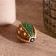 Musical instrument Marakas "Egg with a pattern - point painting" 7x5x5 cm