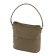 Female bag, genuine leather, olive 27x12x47 cm