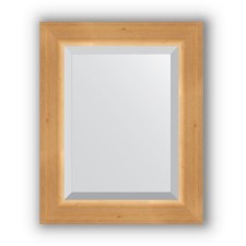 Mirror with fatset in the baguette frame - pine 62 mm, 41 x 51 cm, EvoForm