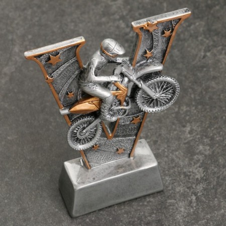 Stele "Motorsport: motorcyclist" 18x13x4cm-3