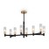 Suspended lamp Freya Fr5167PL-08B Ambra, 760x760x558 mm, E14, 8x40W, black color