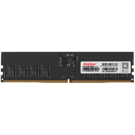 Memory DDR5 16GB 4800MHz KINGSPEC KS4800D5P11016G RTL PC5-38400 CL40 DIMM 288-PIN 1.1B Sing 106501