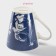 Porcelain share mug “Go!”, 310 ml, the color is blue and white