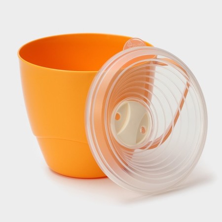 Plastic broth with a vacuum lid, 720 ml, color mix-5