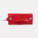 Key of buttons, length 12 cm, 7 carabiners, red color
