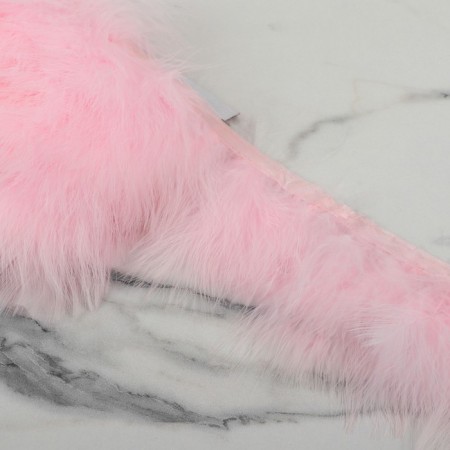 Braid with feathers Marabu, 8-10 cm, 5 ± 0.5 m, pink color-1