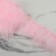 Braid with feathers Marabu, 8-10 cm, 5 ± 0.5 m, pink color
