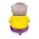 Soft toy "BABY BABY in a jacket with hearts", 20 cm