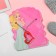 Children's pendant "chosen" heart, color mix, 40 cm