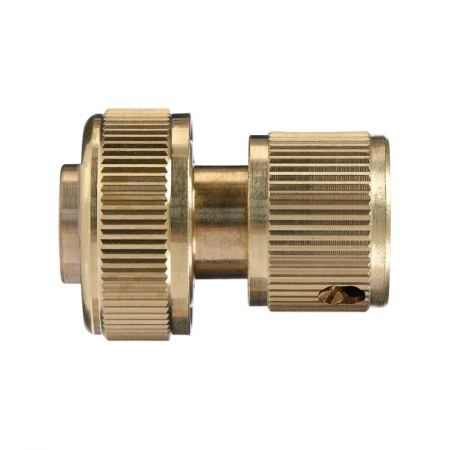 Connector with Aquastop, 3/4 "(19 mm), quick -sitting connection, brass, Greengo-2