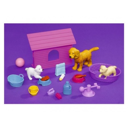 Dolls "Steffi" and "Evy", with animals-1