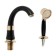 Mixer aboard the Zein NB-7 bath, for four holes, a set, retro, black/gold