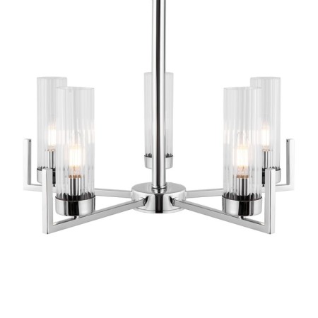 Suspended lamp Freya Fr5214PL-05CH ADELINE, 550x550x730 mm, E14, 5x60W, color chromium-2