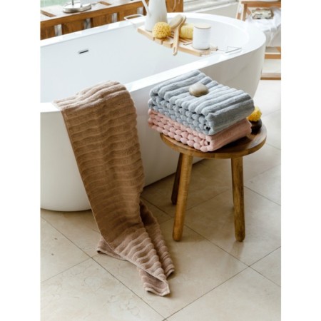 Tkano Waves Essential towel, 623 gr, size 70x140 cm, color gray color-1