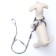 AMUNICE COMMUNICAL with soft harness, XL, leash 120 x 1.5 cm, Osh 38-52 cm, OG 42-60 cm, pink 78