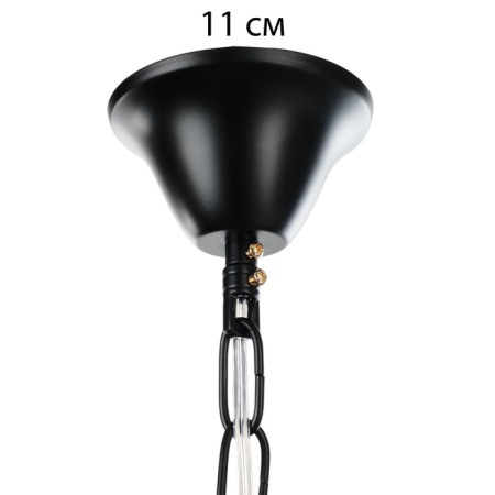 Milano chandelier 6he14 40W black and gold 68x68x79 cm-11