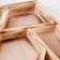 Wooden box "hexagon" with partitions 28x24.5x5 cm, color exotic