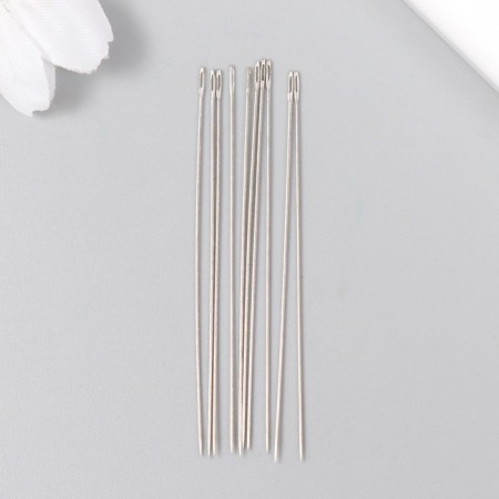 Needles for beads metal thin set 10 pcs Ø 0.45x55 mm-1