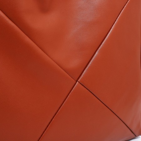 Shopper bag on magnet, brown color-3