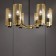 Ceiling chandelier with metal ceiling Grino, 60W, E14, 60x60x45 cm