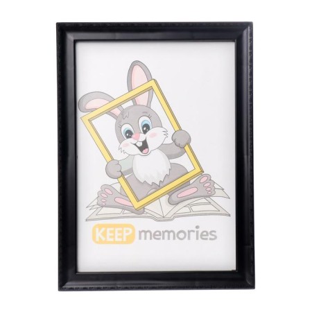Photo frame plastic L-6 21x30 cm black (plastic screen)-3