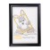 Photo frame plastic L-6 21x30 cm black (plastic screen)