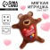 Soft toy-Magnet "My soul mate", bear