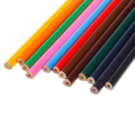 Colored pencils, 12 colors, trihedral, Smeshariki-5