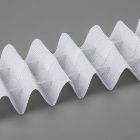 The curtain tape is classic, matte, 4 cm, 100 ± 1 m, white color-1