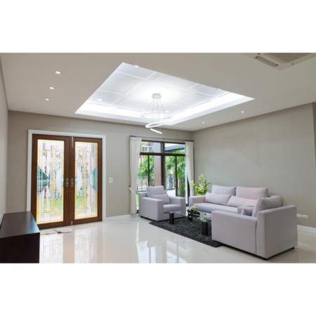 Suspended lamp Citilux "Electron" CL710A104S, 65x65x40 cm, 1x104W, LED, white color-4